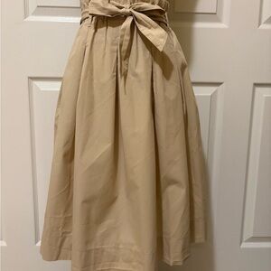 H&M Beige A-Line Skirt